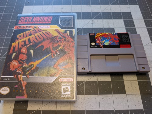Super metroid snes autentico - snes,
