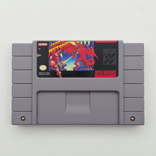 Cartuccia super metroid - cartuccia,