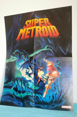 Poster super metroid snes - metroid, /