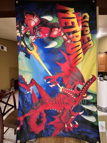 Poster banner bandiera samus - banner,